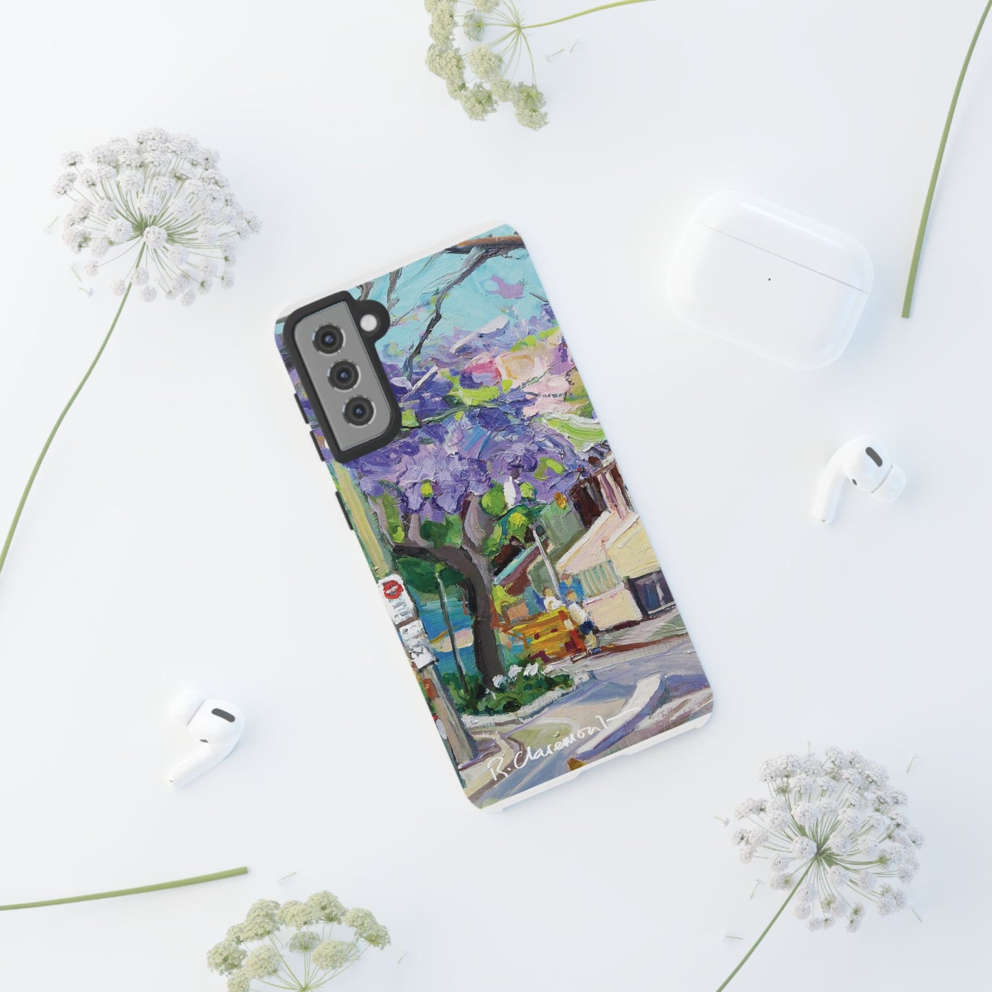 "Jacaranda" Richard Claremont Original Phone Case