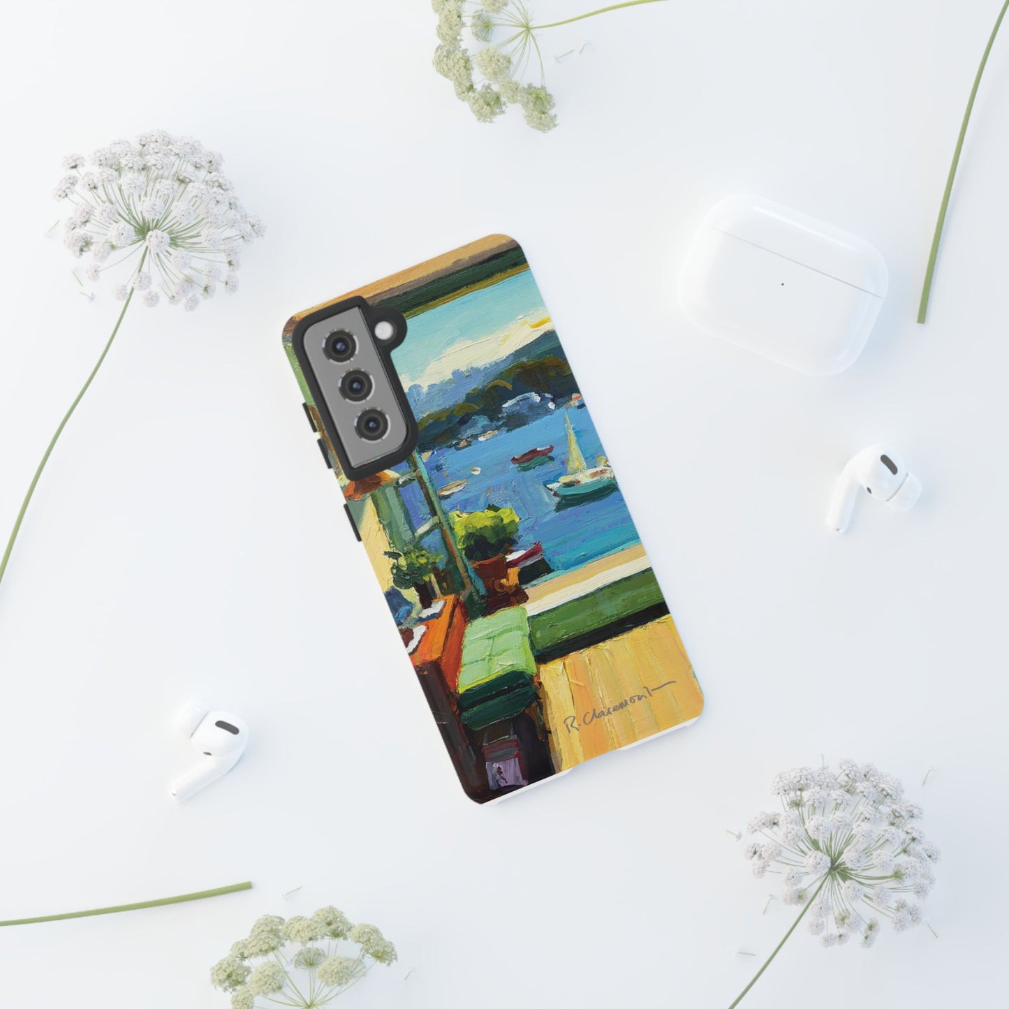 "Lavender Bay" Richard Claremont Original Phone Case