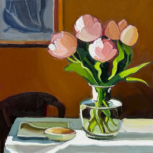 Table Top With Tulips